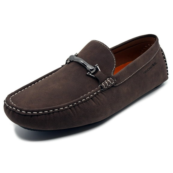 AKADEMIKS MENS WESTON SLIP-ON LOAFERS MEMORY FOAM SOLE