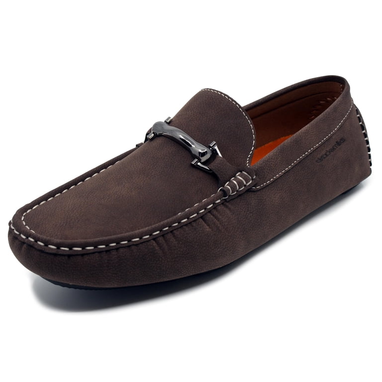 AKADEMIKS MENS WESTON SLIP-ON LOAFERS MEMORY FOAM SOLE 