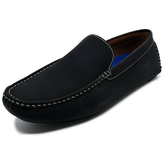 AKADEMIKS MENS WESTON SLIP-ON LOAFERS MEMORY FOAM SOLE