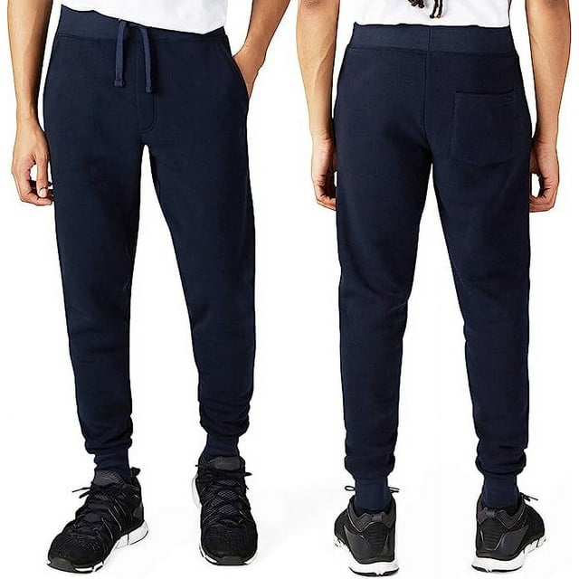 AKADEMIKS Men's Active Sweatpants Fleece Jogger Pants with Pockets