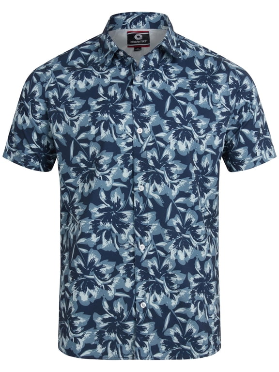 Men's Shirt - Dry Fit Performance Short Sleeve Button Down Shirt (M-XXL)