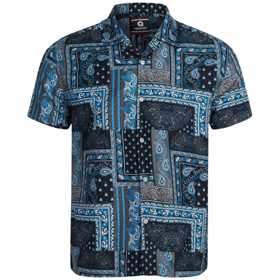 AKADEMIKS Men's Shirt - Dry Fit Performance Short Sleeve Button Down Shirt (M-XXL)