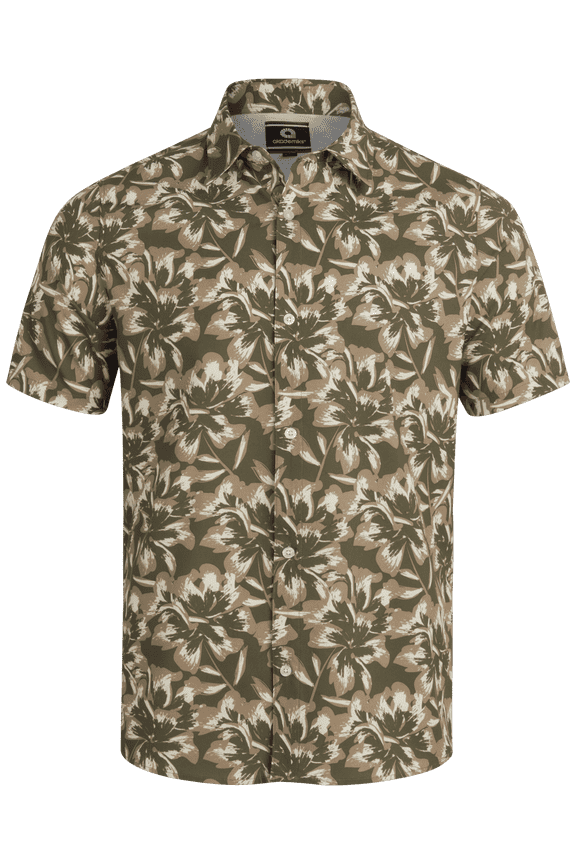 Men's Shirt - Dry Fit Performance Short Sleeve Button Down Shirt (M-XXL)