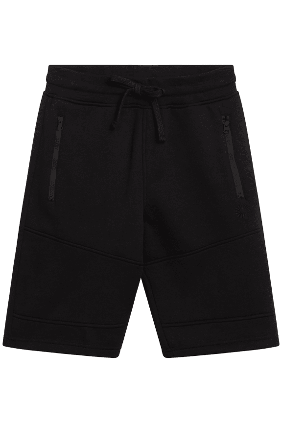Men's Shorts - Casual Fleece Moto Shorts with Zipper Pockets (Size: M-XXL)