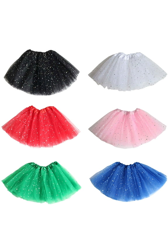 Baby Girl's Rainbows Tutu Skirt,Tulle Princess Ballet Dress,Toddler Baby Girls Party Multicolour Dance Costume Sequins Princess Skirts