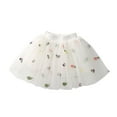thumbnail image 1 of AKAFMK Baby Girl's Rainbows Tutu Skirt,Tulle Princess Ballet Dress,Toddler Girls Cute Party Dance Costume Solid Color Net Yarn Crimping Flowers Embroidery Tulle Skirt, 1 of 3