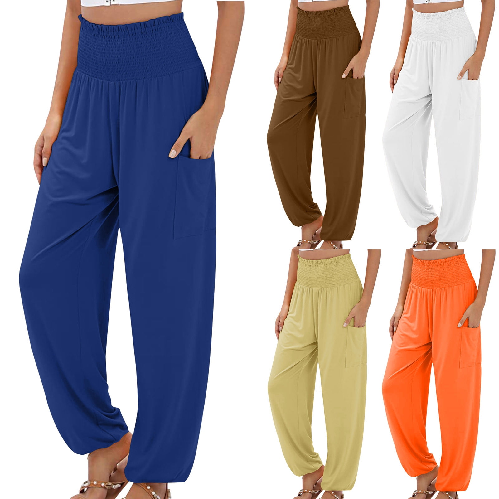 AKAFMK Baggy Sweatpants for Women with Pockets-Lounge Womens Pajams