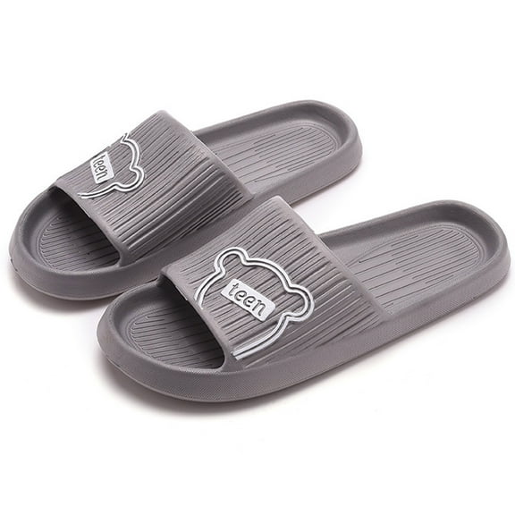 AKAFMK Bath Slippers for Women Towel,Shower Slippers for Men,Womens Mens Solid Color Hollow Side Tracing Thickening Super Soft Breathable Non-Slip Bedroom Home Slippers