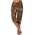 thumbnail image 1 of AKAFMK Plus Size Capris for Women,Women's Yoga Capris Pants Camouflage Print Loose Soft Workout Pants Outdoor Sports Casual Pants With Pockets, 1 of 4