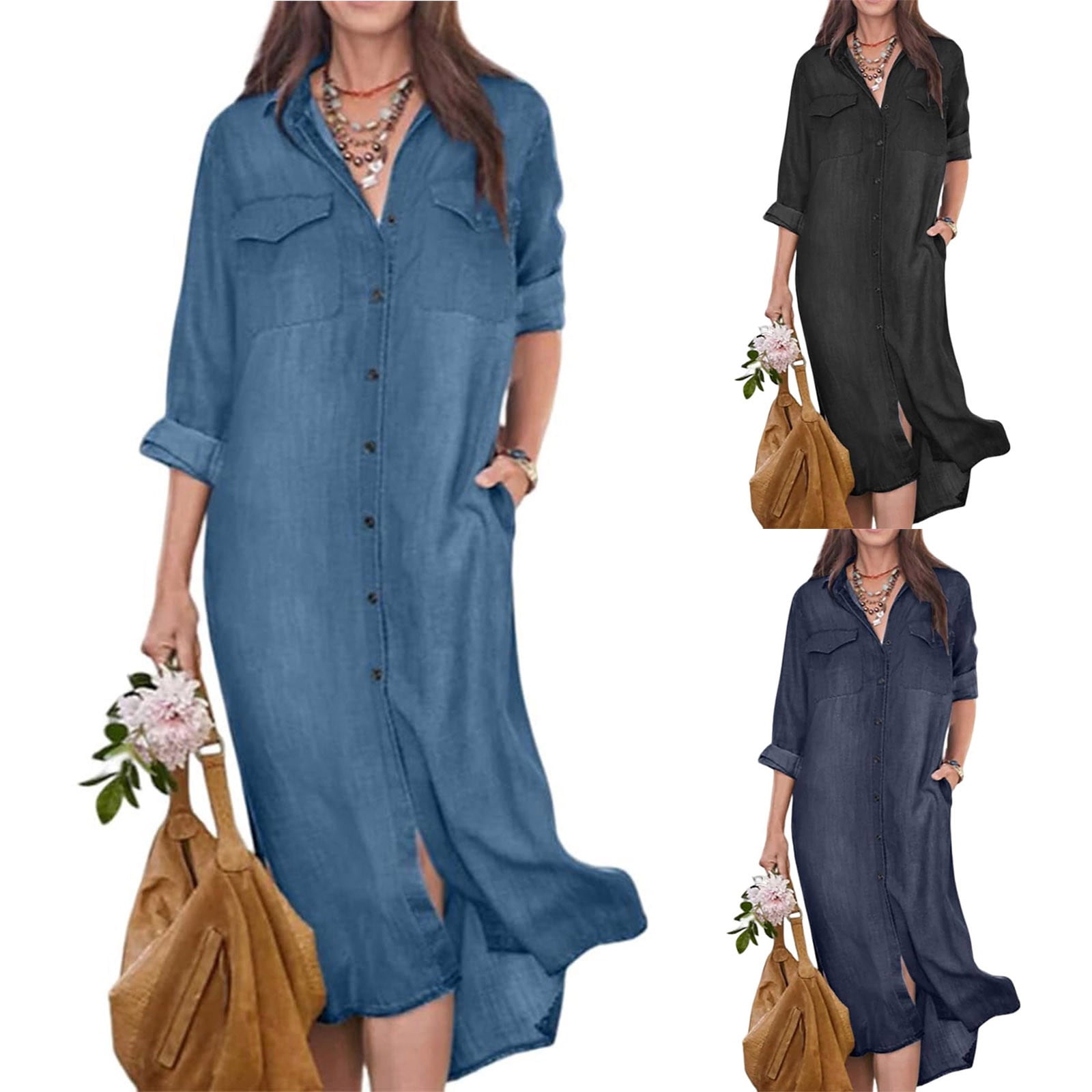 AKAFMK Summer Dresses for Women 2024,Women's Casual Dresses Short ...