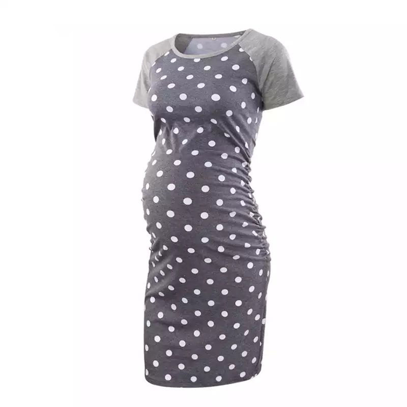 Summer Pregnant Women Fashion Casual Short Sleeve Cotton And Linen Nursing Dress main image 0