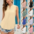 thumbnail image 1 of AKAFMK Summer Maternity Clothes,Women's Maternity Nursing Tank Tops,Nursing Maternity Top,Women's Summer Solid Lace V Neck Bubble Short Sleeve Solid T-shirt Top Pregnant Woman Casual Clothe Top, 1 of 4