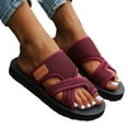 thumbnail image 1 of AKAFMK Women's Sandals and Slides,2024 Women's Hollow Mesh Slide Sandals Comfortable Support Mesh Sandals For Women, 1 of 3