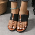 thumbnail image 1 of AKAFMK Women's Sandals and Slides,Summer Women's One-line Wedge Toe Beach Wearing Beach Sandals, 1 of 3