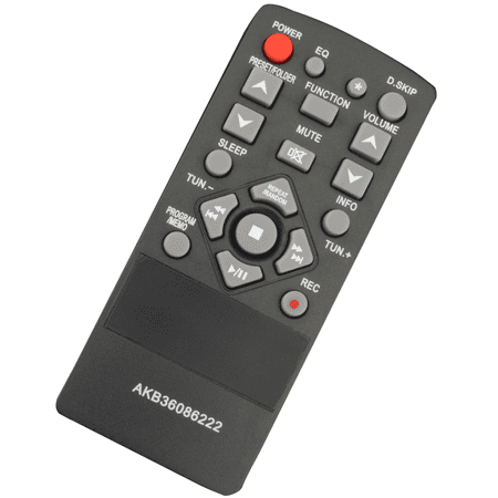 AKB36086222 Replace Remote Control for LG Mini Hi-Fi System MCD65 MCD35 MCD66