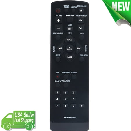 AKB73295702 Replace Remote Control for LG Mini HiFi Audio System MCD112 MCD212