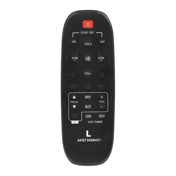 AKB73598401 Replacement Remote Control fit for LG NB2020A NB2022A NB2030A AKB73598403 Sound Bar Audio System