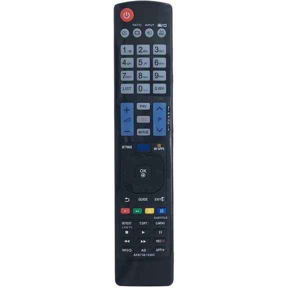 AKB73615303 Replacement Remote Control for LG Smart 3D LED LCD HDTV TV 42PM4700 37LN540B