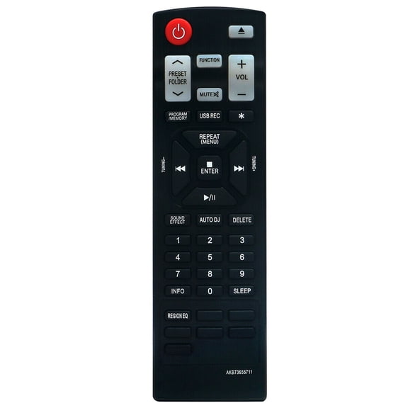 AKB73655711 Replace Remote for LG Mini Hi-Fi System CM4630 CM4630F CM4530 CM4430