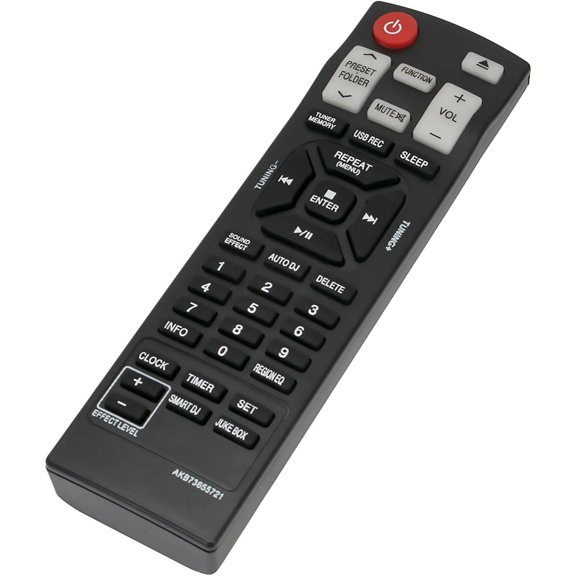 AKB73655721 Compatible with LG Hi-Fi System CM8430 CM8330 CM8530 Infrared Replacement Remote Control