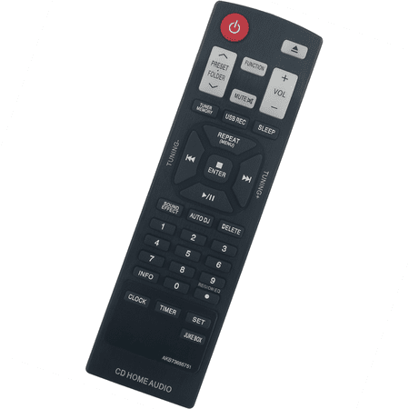 AKB73655751 Replacement Remote Control for LG Mini Hi-Fi System CM8440 CMS8440F