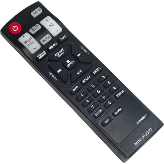 AKB73655761 Compatible with LG Mini Hi-Fi System OM5540 OM5541 OM5542 Infrared Replacement Remote Control