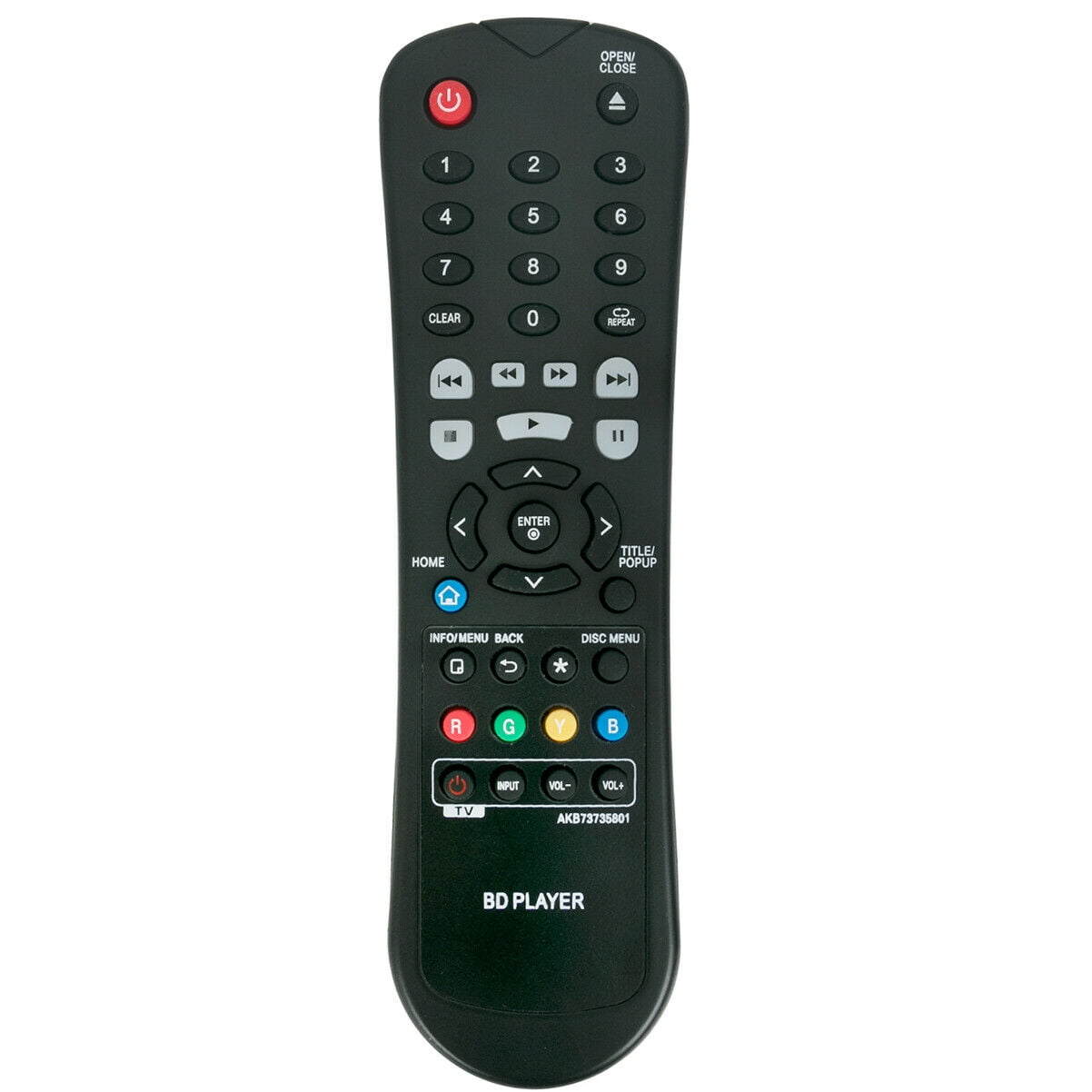 AKB73735801 Replace Remote for LG Blu-Ray BPM33 BP330 BP530 BP540 BPM54 ...