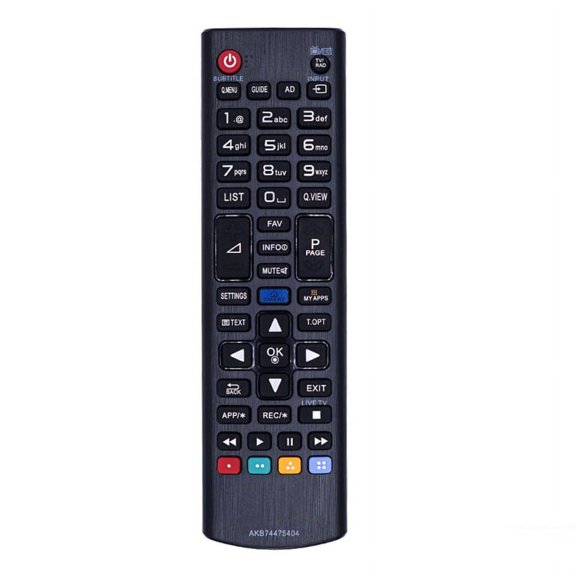 AKB74475404 Remote Control Black Universal Remote Controller Replacement
