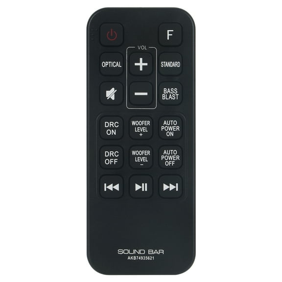 AKB74935621 Remote Control for LG Sound Bar SJ2 SJ2.DEUSLLK SJ2.AEUSLLK