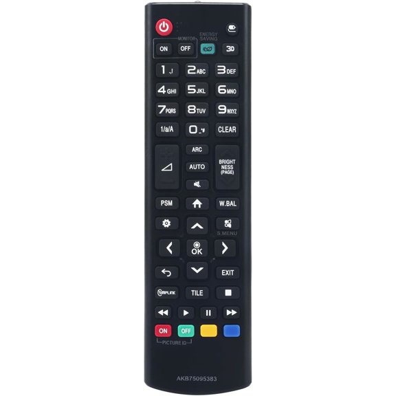AKB75095383 Replacement Remote Control Compatible with LG Digital Monitor 49SM5D 32SM5D 43SM5D
