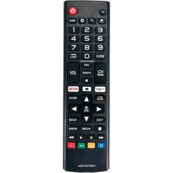 AKB75375604 Compatible with LG Smart TV 43UK6090PUA 49UK6090PUA 50UK6090PUA Replacement Remote Control