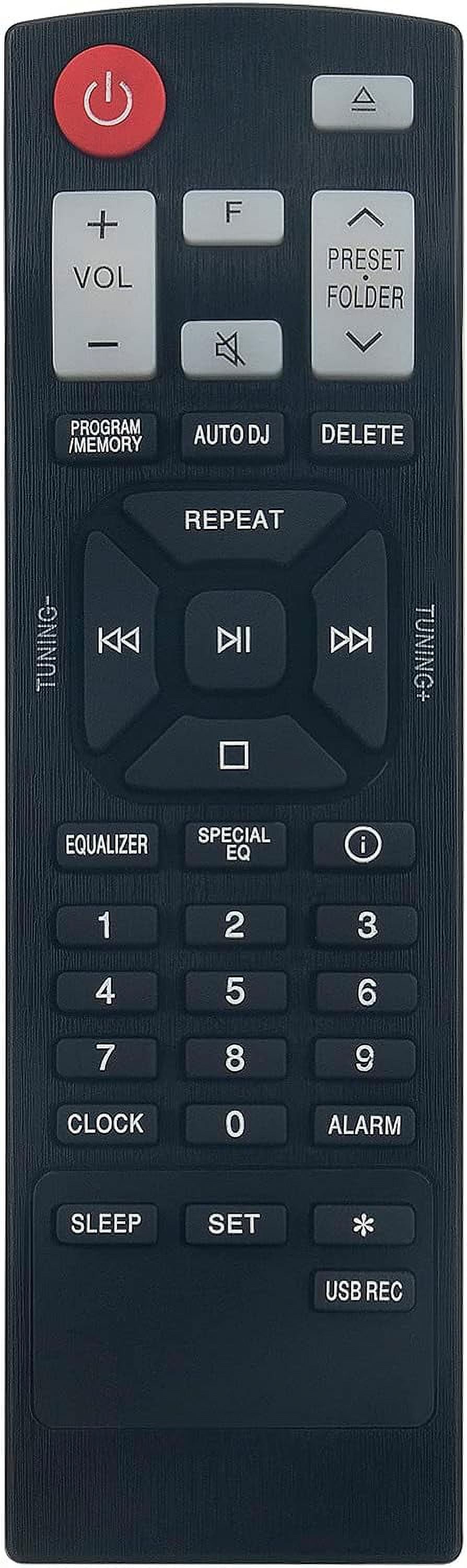 AKB74955362 Replacement Remote For LG TVs - Compatible With CJ45 CJ65 CJS45F CJS45W CJS65F Models