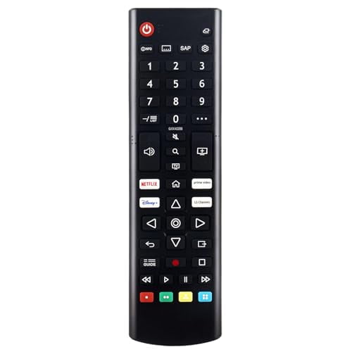 AKB76037601 Universal Remote Control Replacement Compatible for LG Smart TV,LED OLED NanoCell QNED LCD WebOS 4K 8K UHD HDTV HDR Smart TVs AKB76040302 AKB75095307 AKB75675304 AKB75375604