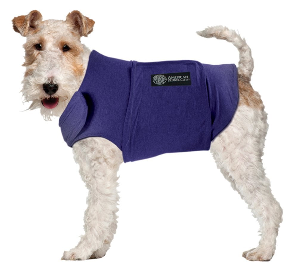 AKC Calming Coat AntiAnxiety Stress Relief Coat For Your Dog Blue