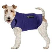 AKC Calming Coat Anti-Anxiety Stress Relief Coat For Your Dog Blue Small 16-23lbs.