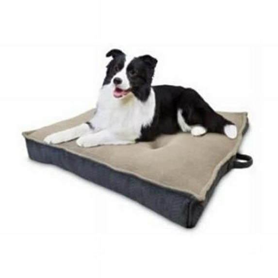 AKC6936 Jumbo Extra-Dense Pet Bed, Square, 36-In. Assorted Colors - Quantity 1