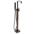 thumbnail image 1 of AKDY 42" Freestanding Bathtub Faucet Floor Mount Tub Filler Handheld Bath Wand Shower Lever, 1 of 5
