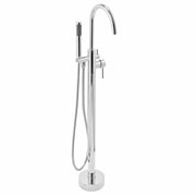 Open Box AKDY 47" Freestanding Bathtub Faucet Floor Mount Tub Filler Handheld Bath Wand Shower Lever
