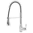 thumbnail image 1 of AKDY Spring Neck Pulldown Kitchen Faucet - Single Handle Pre-Rinse Kitchen Sink Faucet - Chrome Kitchen Faucets - Easy Installation with Mounting Hardware Included - 360 Degree Spout Swivel, 1 of 8