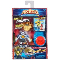 AKEDO Ultimate Arcade Warriors Battle Giants Mini Battling Alphawolf Action Figure Set, 3 Pieces
