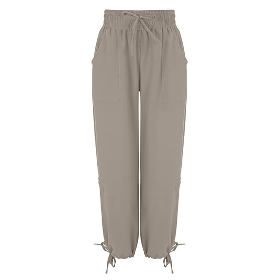 AKEGAMN Cargo Pants Baggy Wide Leg Sweatpants, Gray S-3XL