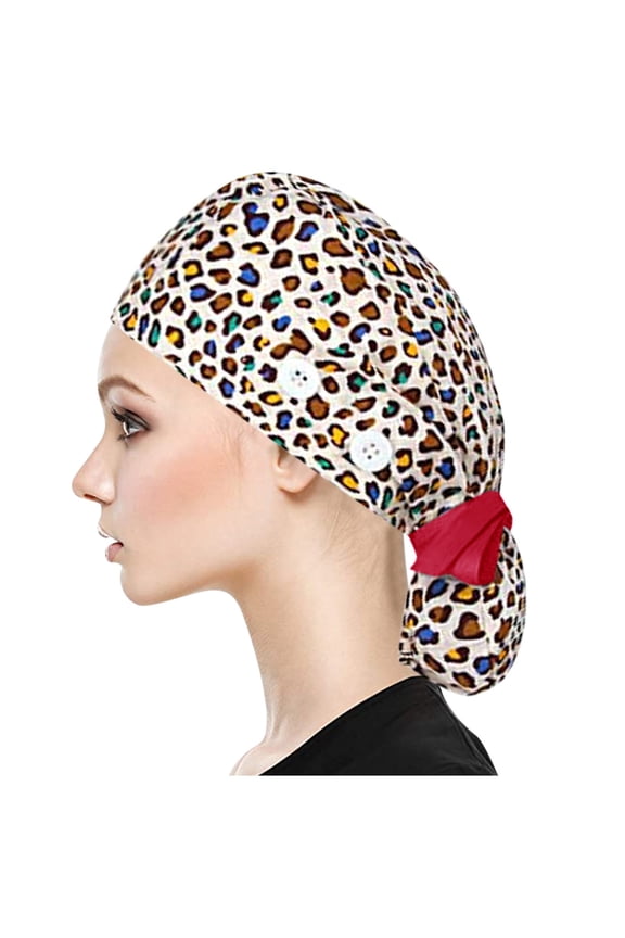 Unisex Scrub Cap with Sweatband andons, Multicolor One Size