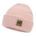 thumbnail image 1 of AKEGAMN Warm Soft Baby Knit Beanie Hat for Boys and Girls, Red One Size, 1 of 6