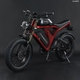 thumbnail image 1 of AKEZ Electric Bike for Adults, 48V-52V, 41AH,55AH Battery, 20" Fat Tire Dirt Bike, Retro E-Bike, Electric Motorcycle, 1 of 13