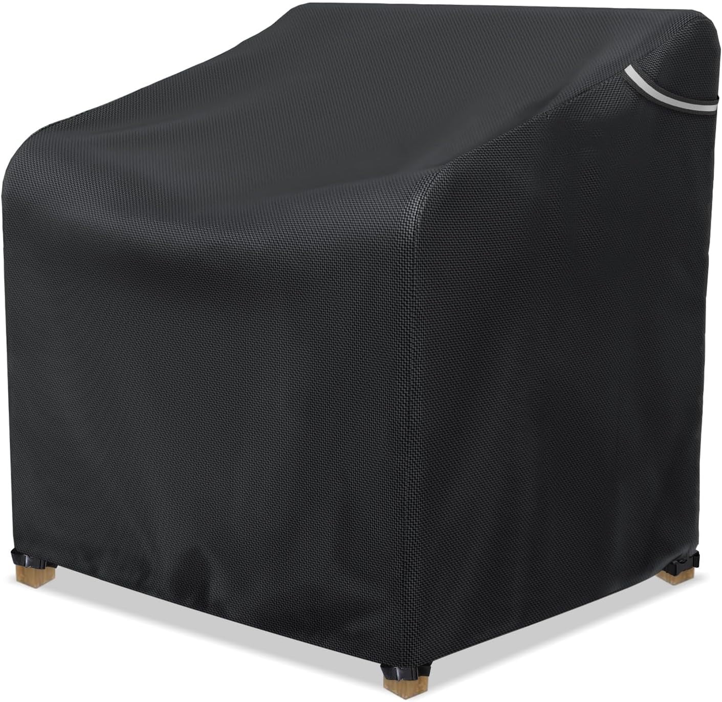 Heavy Duty Black Waterproof Outdoor Patio Chair Cover
