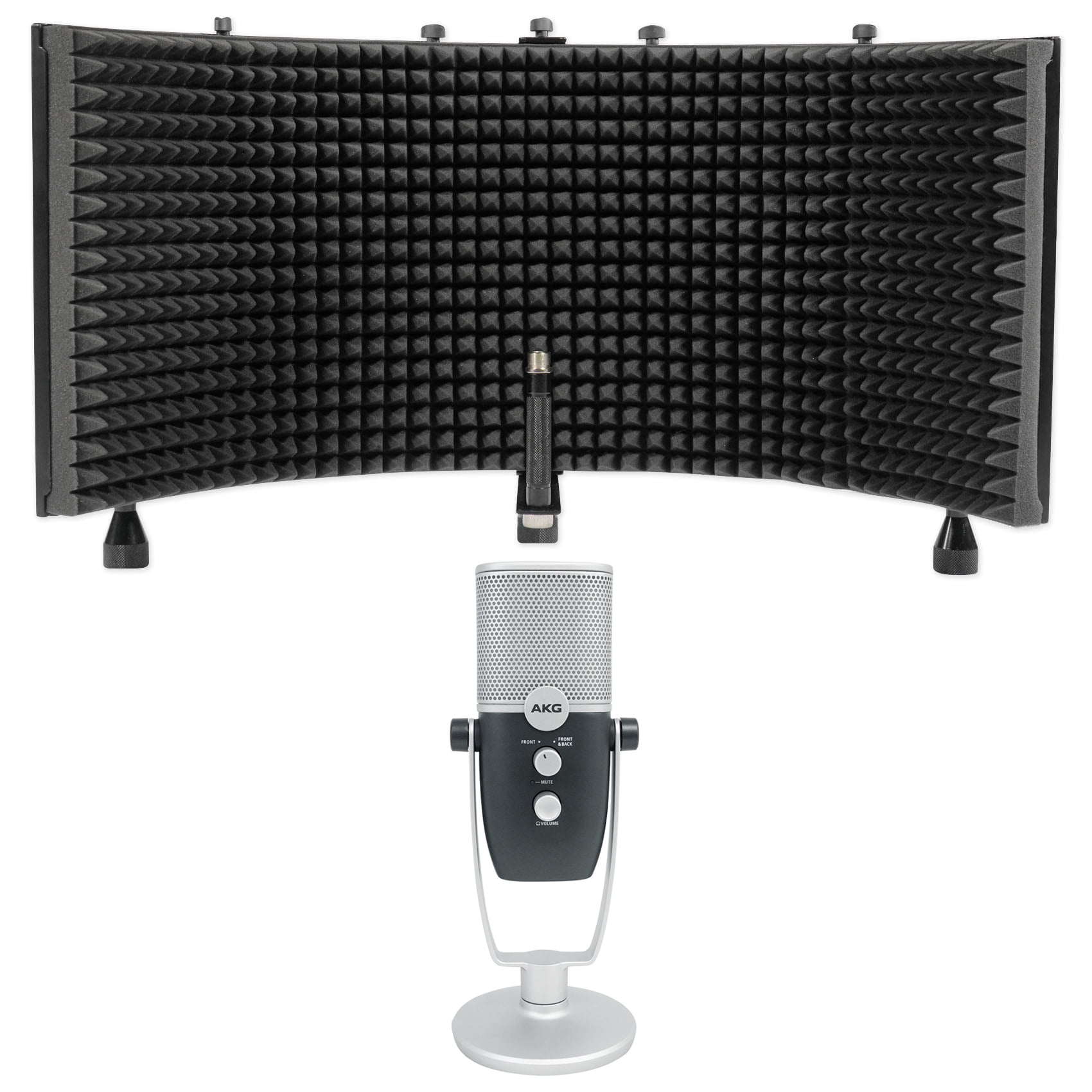 AKG ARA C22 USB Condenser Microphone+Stand+Shield For Recording/Podcast/Gamer