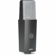 AKG C104 Plug-in Electret Condenser Microphone for Vocals, Piano, String Instrument, Horn, Woodwind Instrument, Drum, Percussion, Guitar Amplifier, Studio, Podcasting, Video Blogging, ..., Black