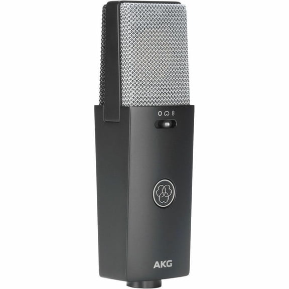 AKG C114 Plug-in Condenser Microphone for Vocals, Piano, String Instrument, Horn, Woodwind Instrument, Drum, Percussion, Guitar Amplifier, Studio, Podcasting, Video Blogging, ..., Black