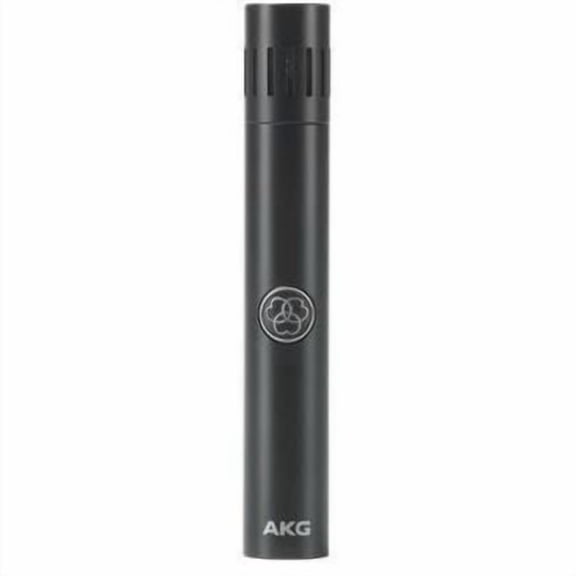 AKG C151 Plug-in Electret Condenser Microphone for Studio, Live Instrument, Broadcasting, Vocals, Piano, String Instrument, Horn, Woodwind Instrument, Drum, Percussion, Guitar Amplifier, ..., Black
