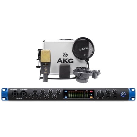 AKG C414 XLII Multi-Pattern Studio Condenser Microphone Recording Mic+Interface